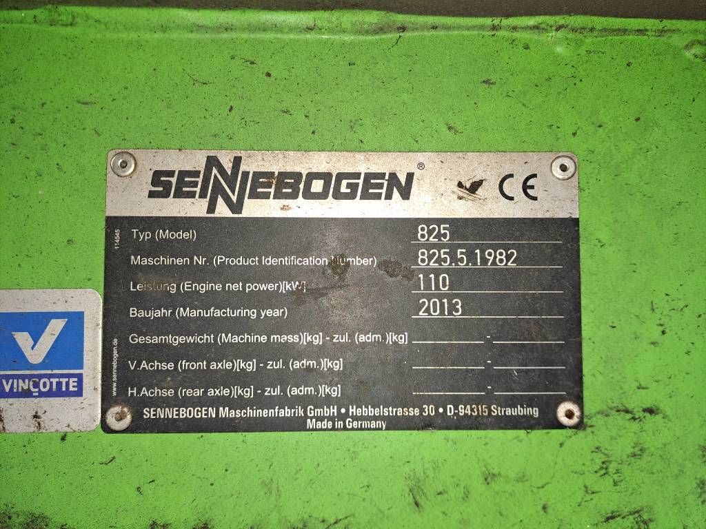 Sennebogen 825D R K12 ULM (full electric)