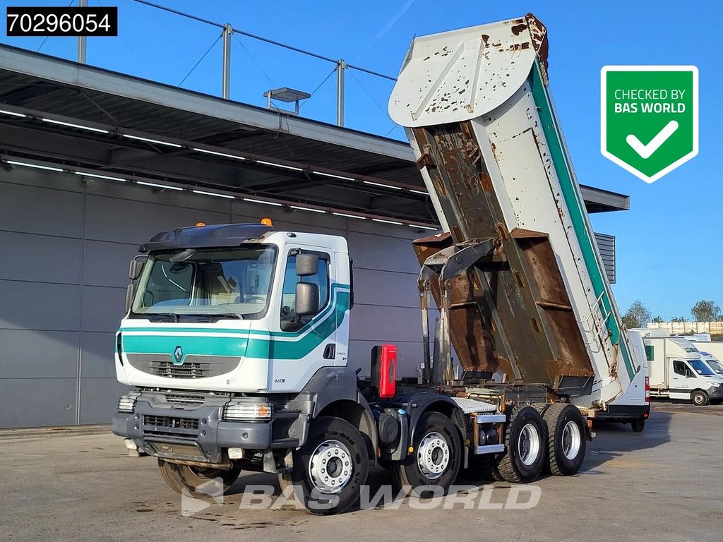 Renault Kerax 460 8X4 Steel Tipper Retarder Big-Axle Steelsuspension Euro 5