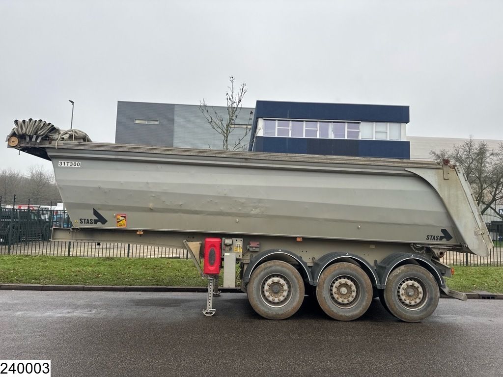 Stas kipper 23.19 m³, Lift axle