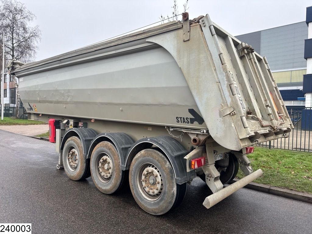 Stas kipper 23.19 m³, Lift axle