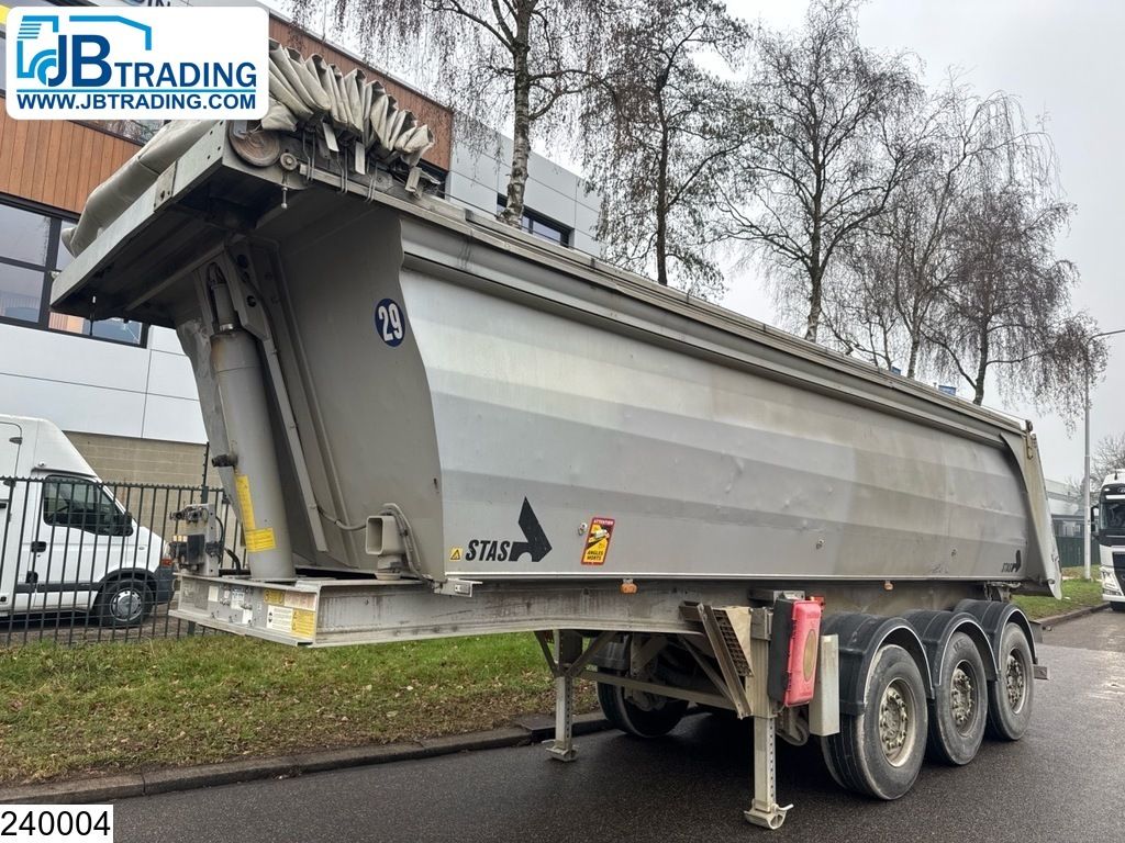 Stas kipper 23.19 m3, Lift axle