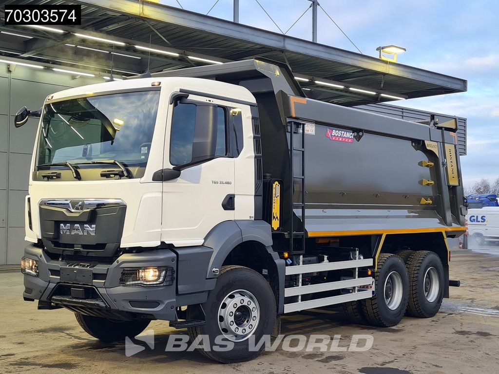 MAN TGS 33.480 6X4 NEW! 20m3 Tipper Steelsuspension Big-Axle Automatic Euro 6