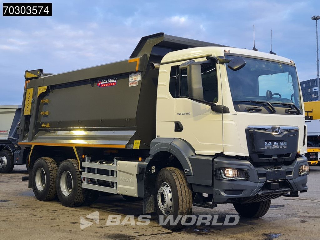 MAN TGS 33.480 6X4 NEW! 20m3 Tipper Steelsuspension Big-Axle Automatic Euro 6