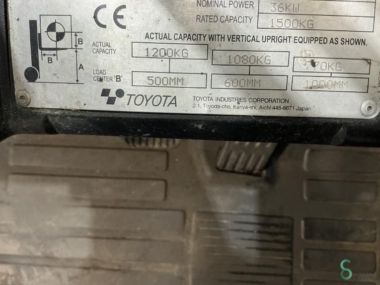 Gabelstapler Diesel Toyota 02-7 FDF 15 2017