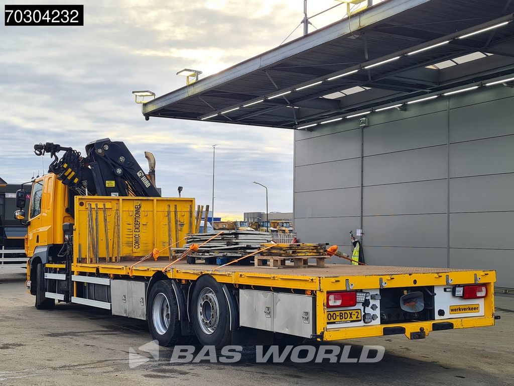 DAF CF CF 410 6X2 HIAB 244EP-4 HIPRO Crane Kran Lift +Steering Axle Automatic Euro 6