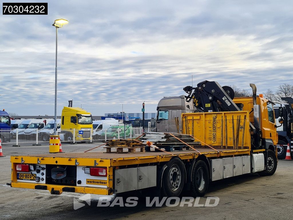 DAF CF CF 410 6X2 HIAB 244EP-4 HIPRO Crane Kran Lift +Steering Axle Automatic Euro 6