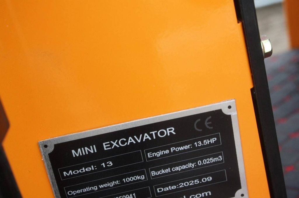 Mini excavator Captok CK13 Diesel 13.5hp 2025