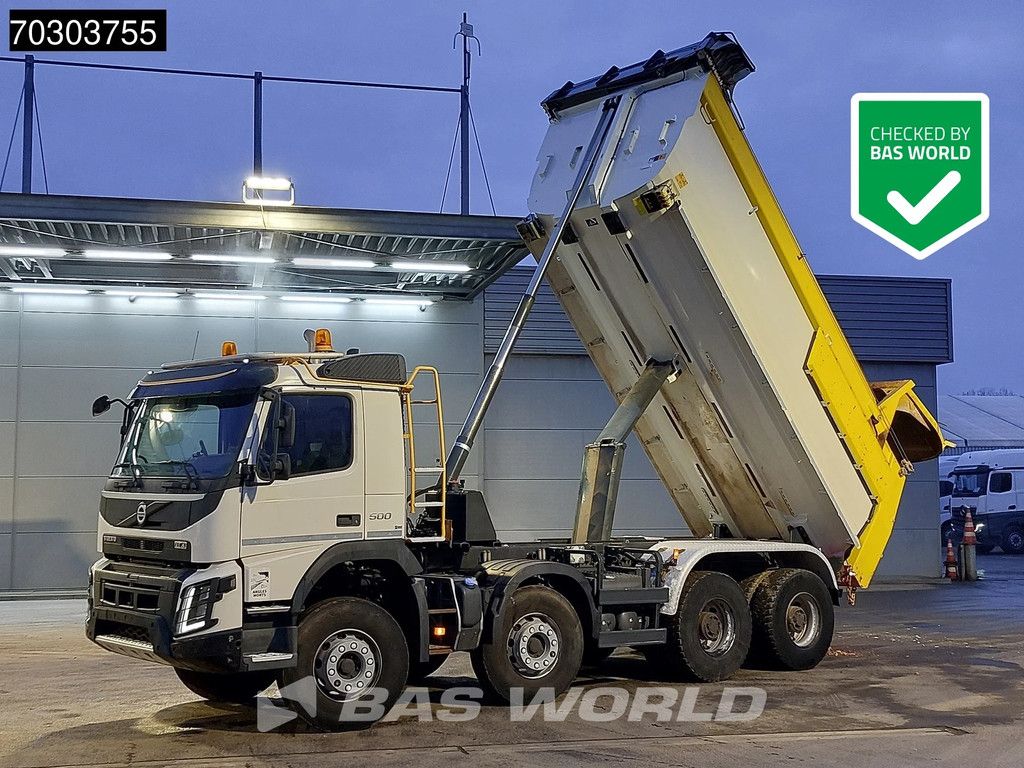 Volvo FMX 500 8X4 18m3 tipper Steelsuspension Big-Axle Automatic Euro 6