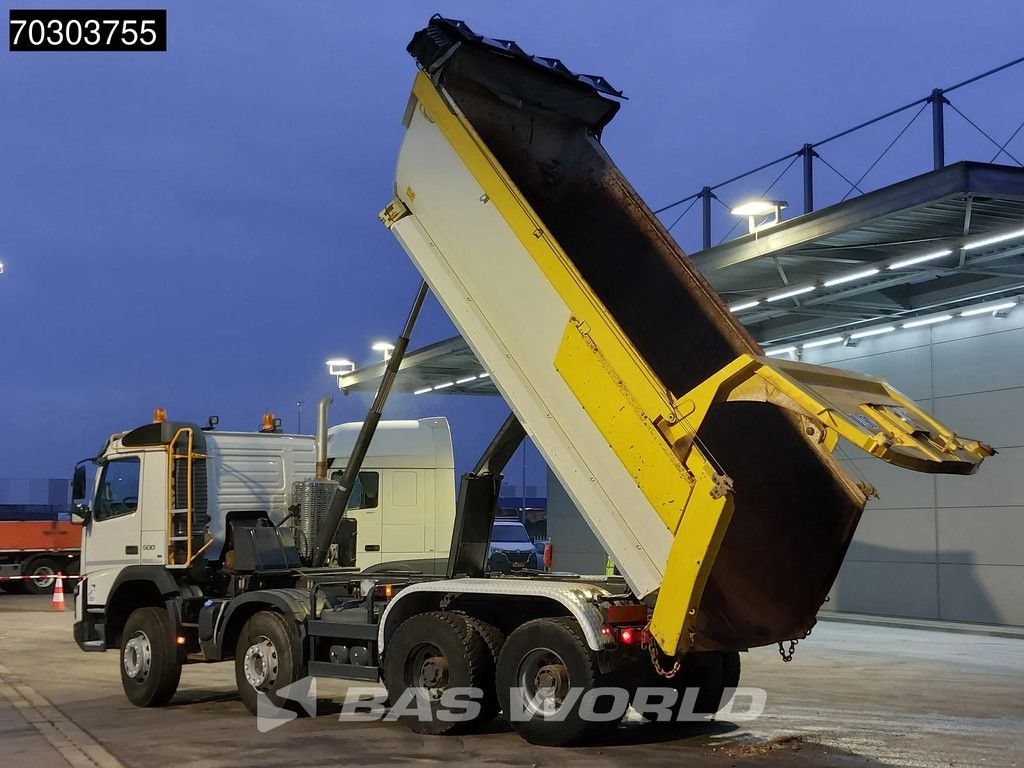 Volvo FMX 500 8X4 18m3 tipper Steelsuspension Big-Axle Automatic Euro 6