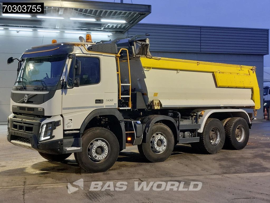 Volvo FMX 500 8X4 18m3 tipper Steelsuspension Big-Axle Automatic Euro 6