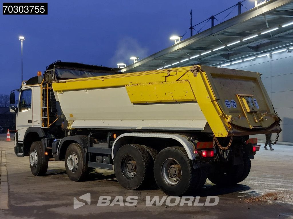 Volvo FMX 500 8X4 18m3 tipper Steelsuspension Big-Axle Automatic Euro 6