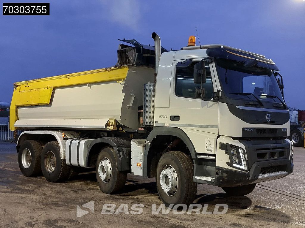 Volvo FMX 500 8X4 18m3 tipper Steelsuspension Big-Axle Automatic Euro 6