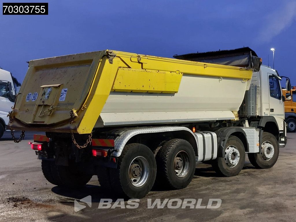 Volvo FMX 500 8X4 18m3 tipper Steelsuspension Big-Axle Automatic Euro 6