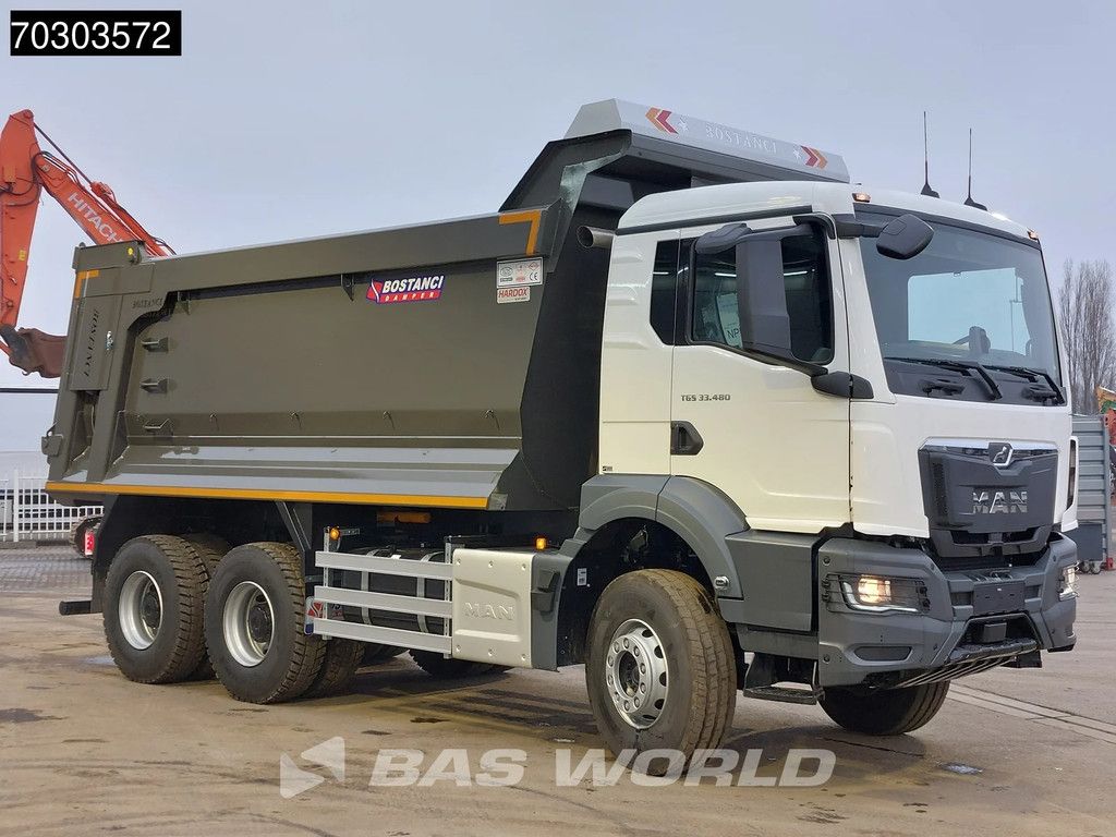 MAN TGS 33.480 6X4 NEW! 20m3 Tipper Steelsuspension Big-Axle Automatic Euro 6