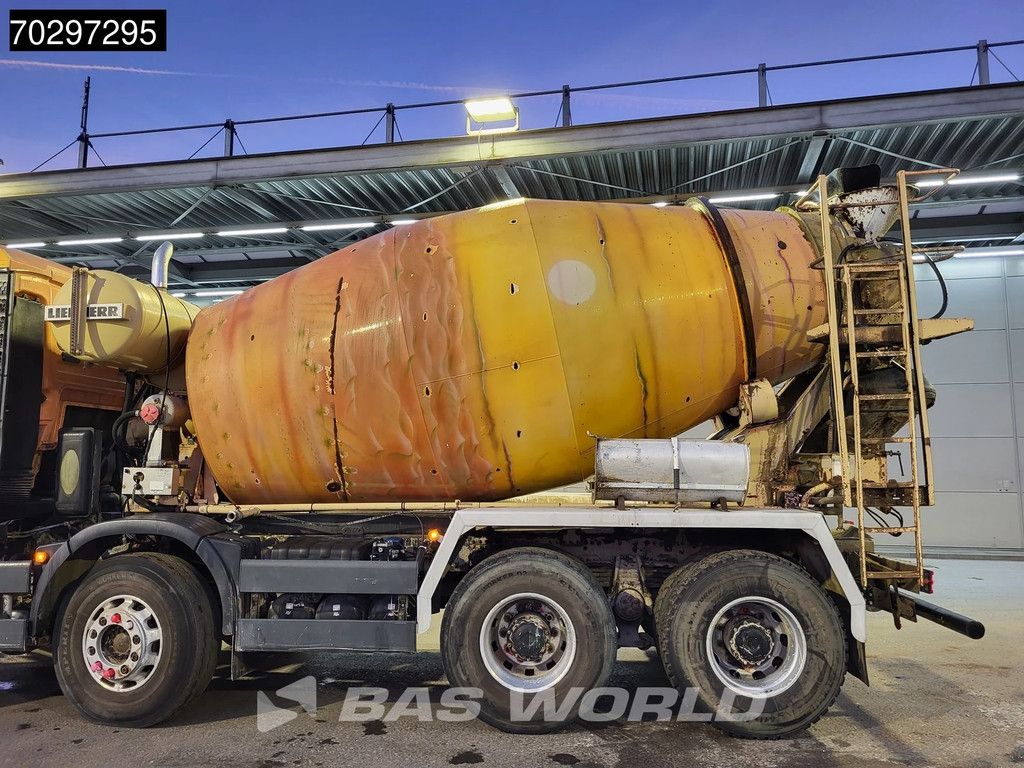 MAN 35.363 8X4 9m3 Liebherr mixer Big-Axle Steelsuspension Automatic Euro 3