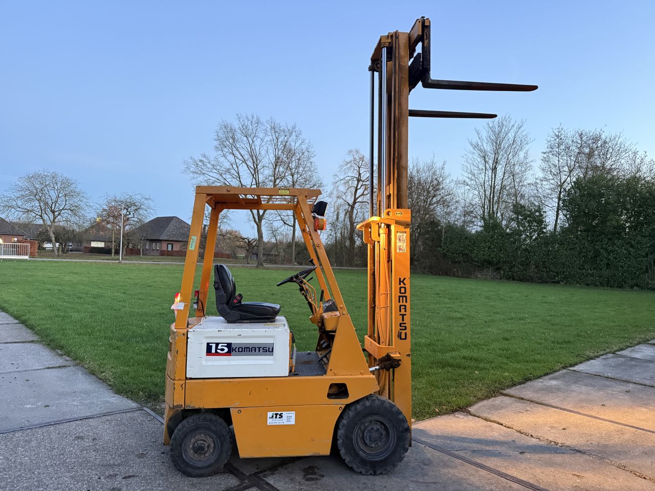 Komatsu 1500KG elektrisch | Sideshift | goede accu + lader