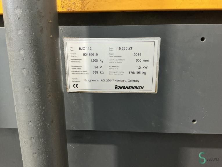 Stapler Jungheinrich EJC 112 2014