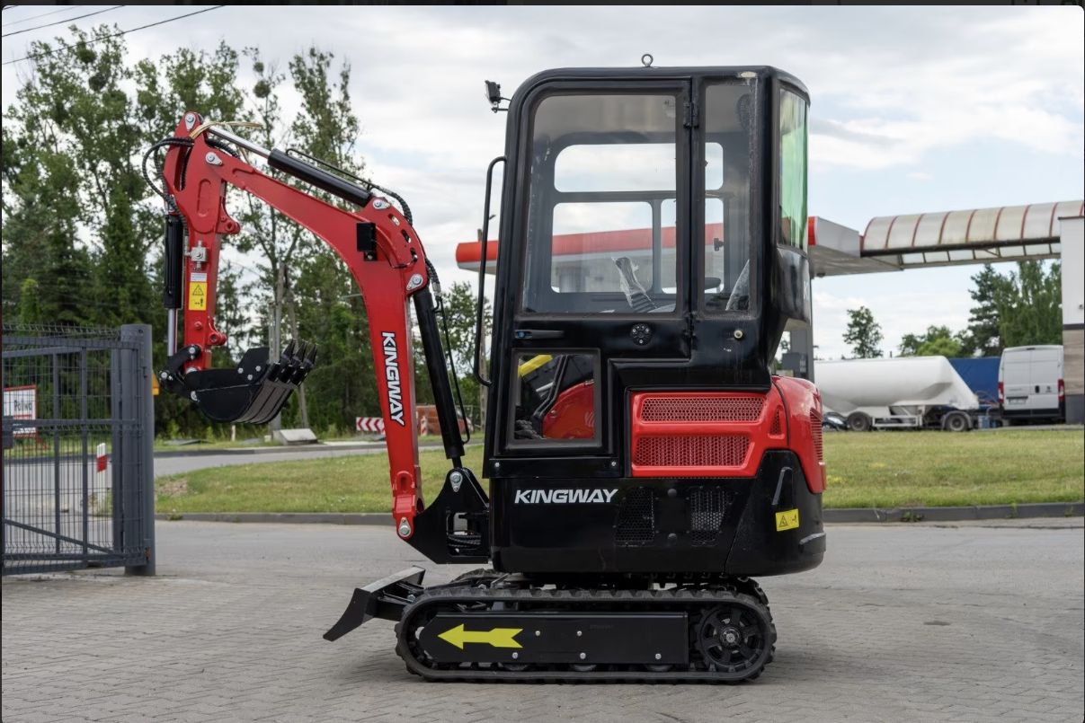 Minigraafmachine 1,5T Kingway TOP15, joysticks, knikmatiek