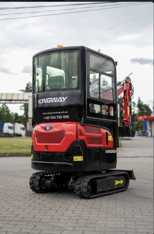 Minigraafmachine 1,5T Kingway TOP15, joysticks, knikmatiek