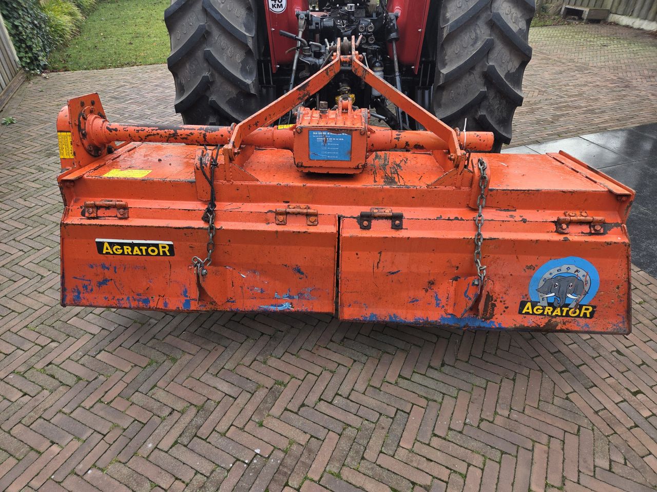 Grondfrees agrator 2.3 mtr breedt frees kopeg