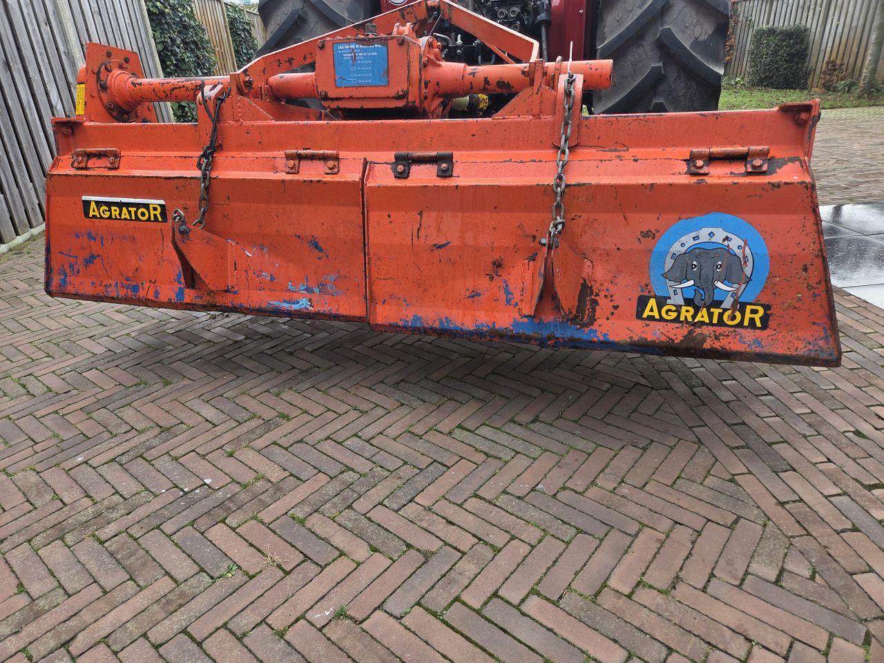 Grondfrees agrator 2.3 mtr breedt frees kopeg