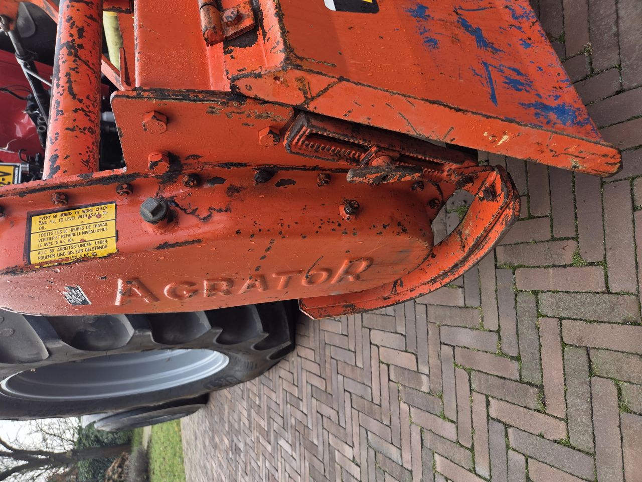 Grondfrees agrator 2.3 mtr breedt frees kopeg