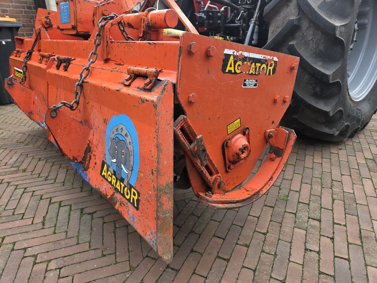 Grondfrees agrator 2.3 mtr breedt frees kopeg