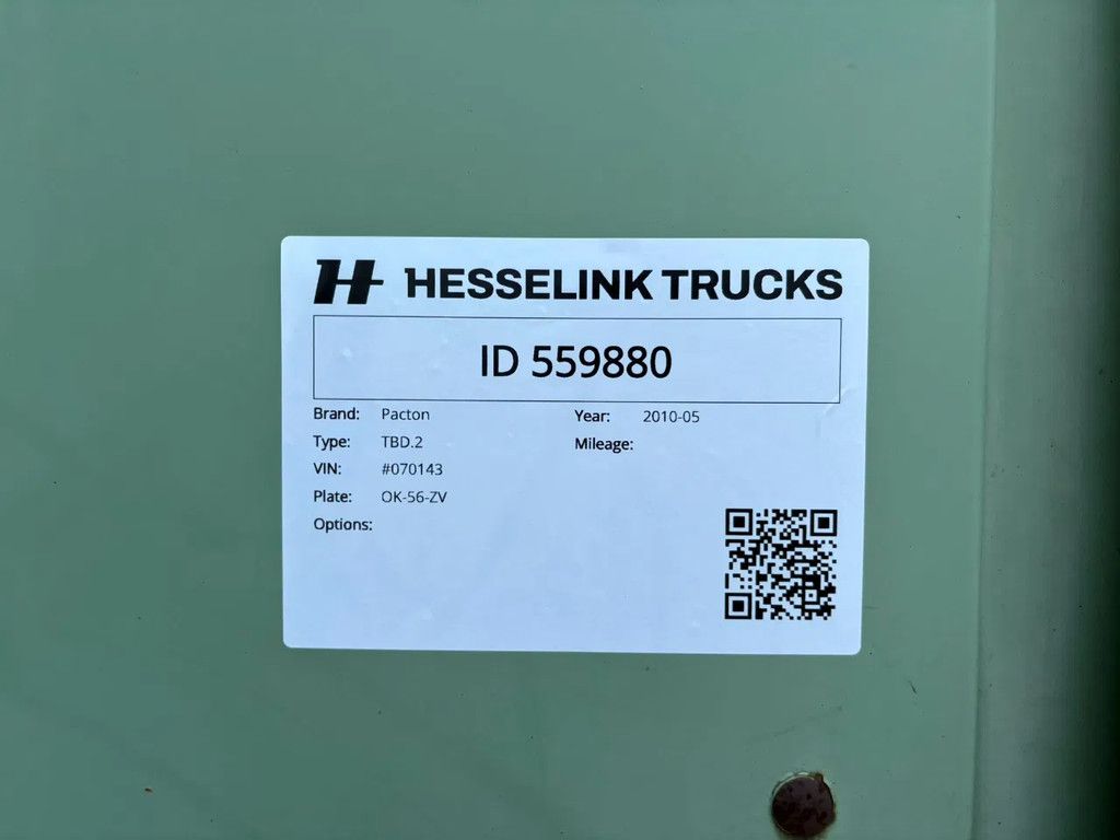 Pacton 2AS City 12.6M Dhollandia Laadklep 2500KG Stuuras APK 07-2026 - Zeer nette staat!