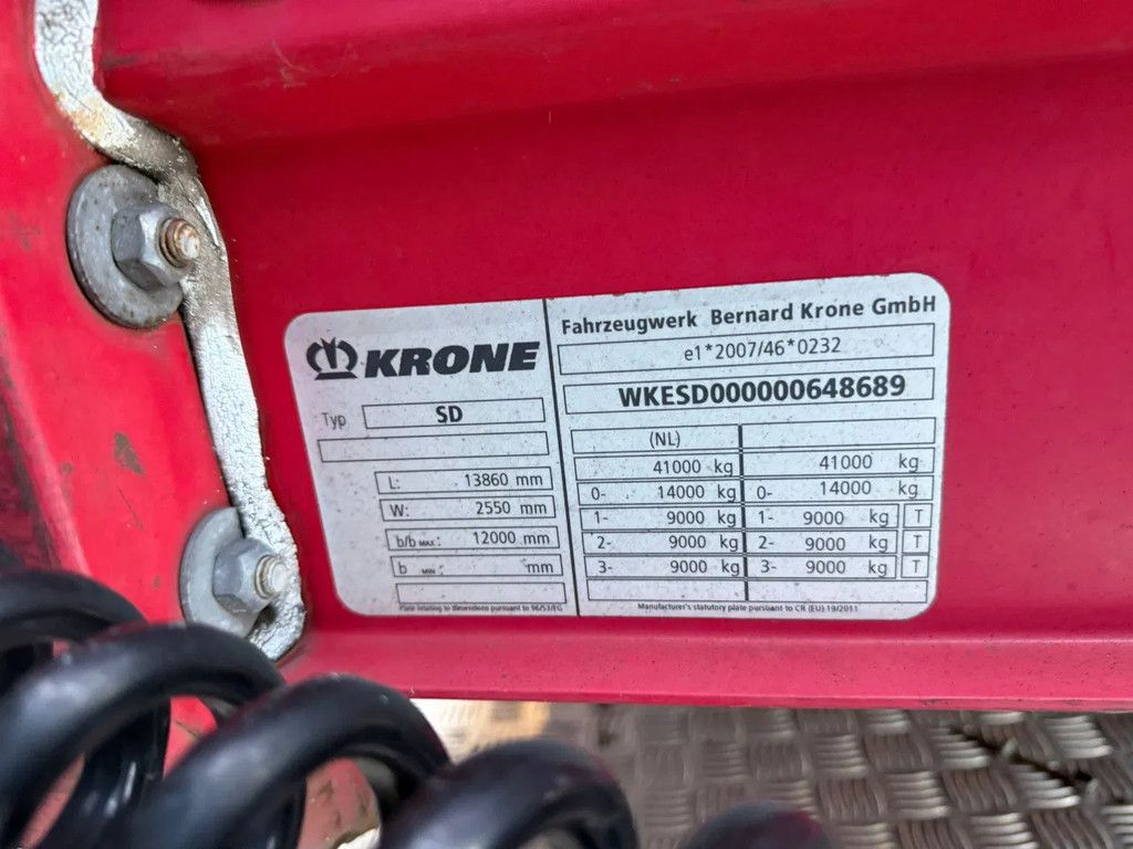 Krone Coil Trailer AS 1 & 3 Liftas Schuifdak NL Trailer APK/TUV 22-01-2026