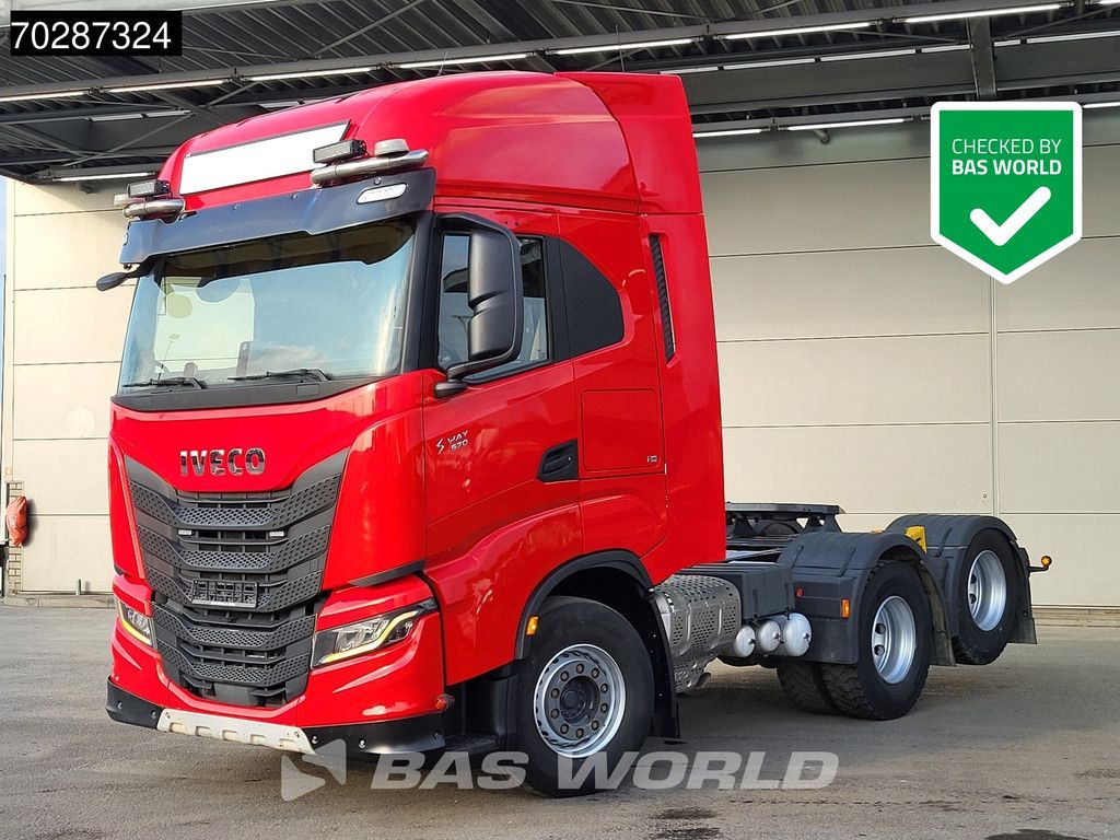 Iveco S-Way 570 6X2 Full-Air Retarder Hydrauliek Liftachse ACC Navi LED Euro 6