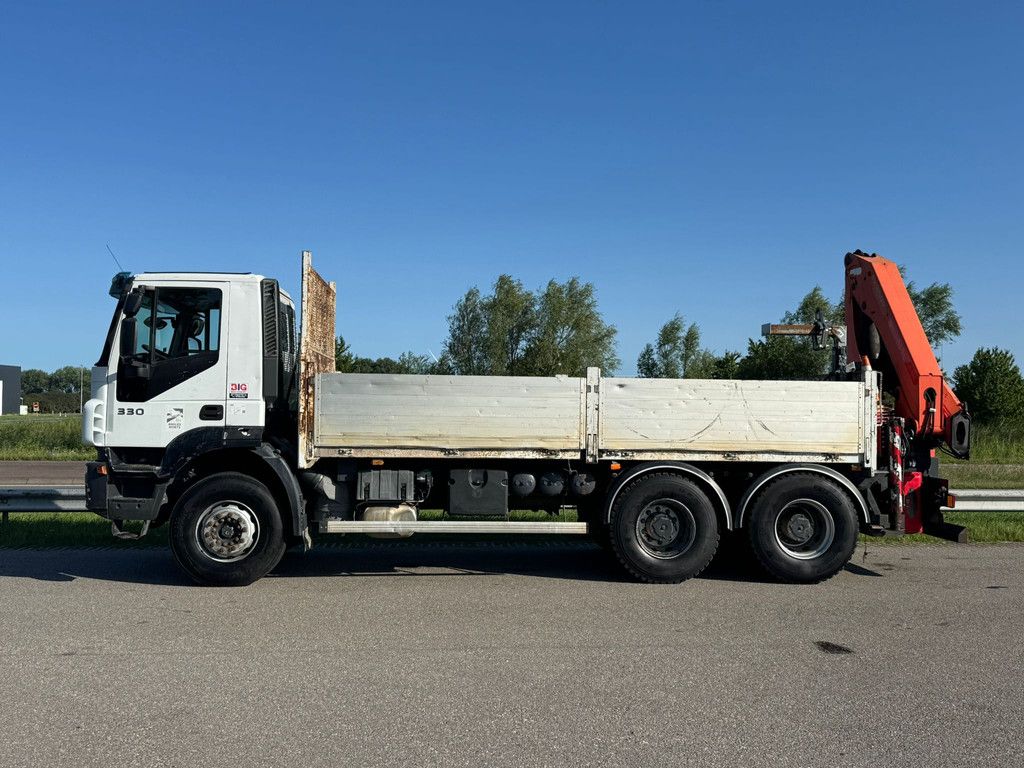 Iveco Trakker 330 6x4 with Palfinger PK 18500 crane