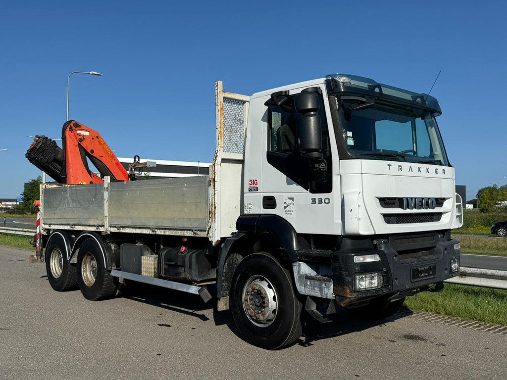 Iveco Trakker 330 6x4 with Palfinger PK 18500 crane