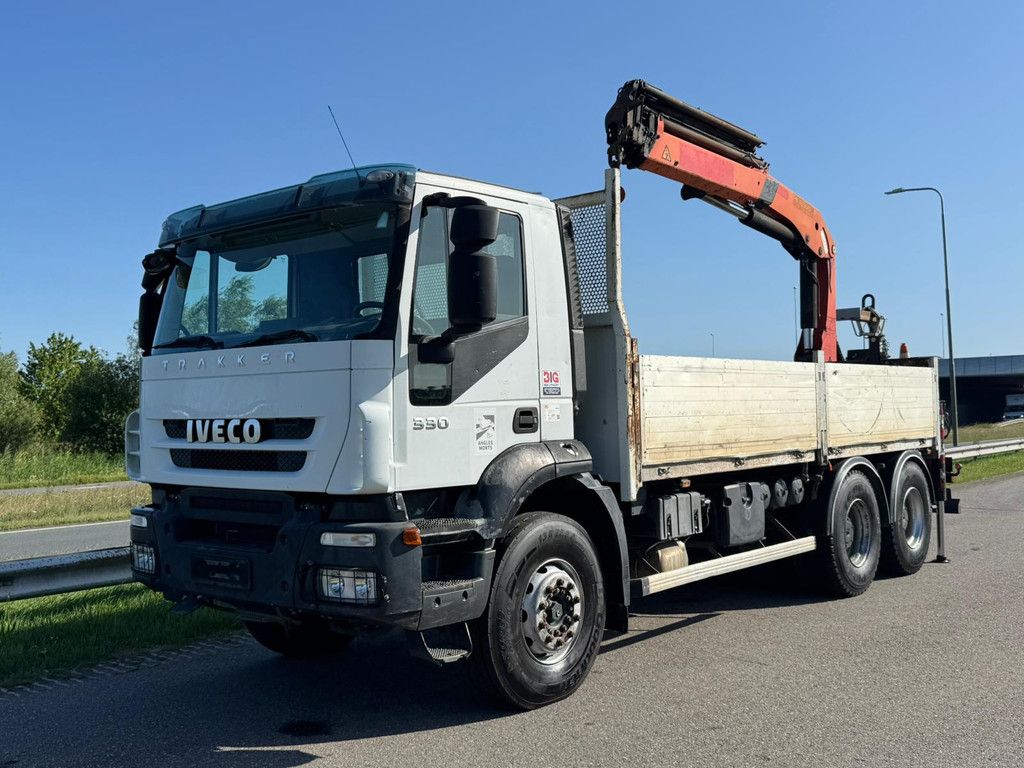 Iveco Trakker 330 6x4 with Palfinger PK 18500 crane