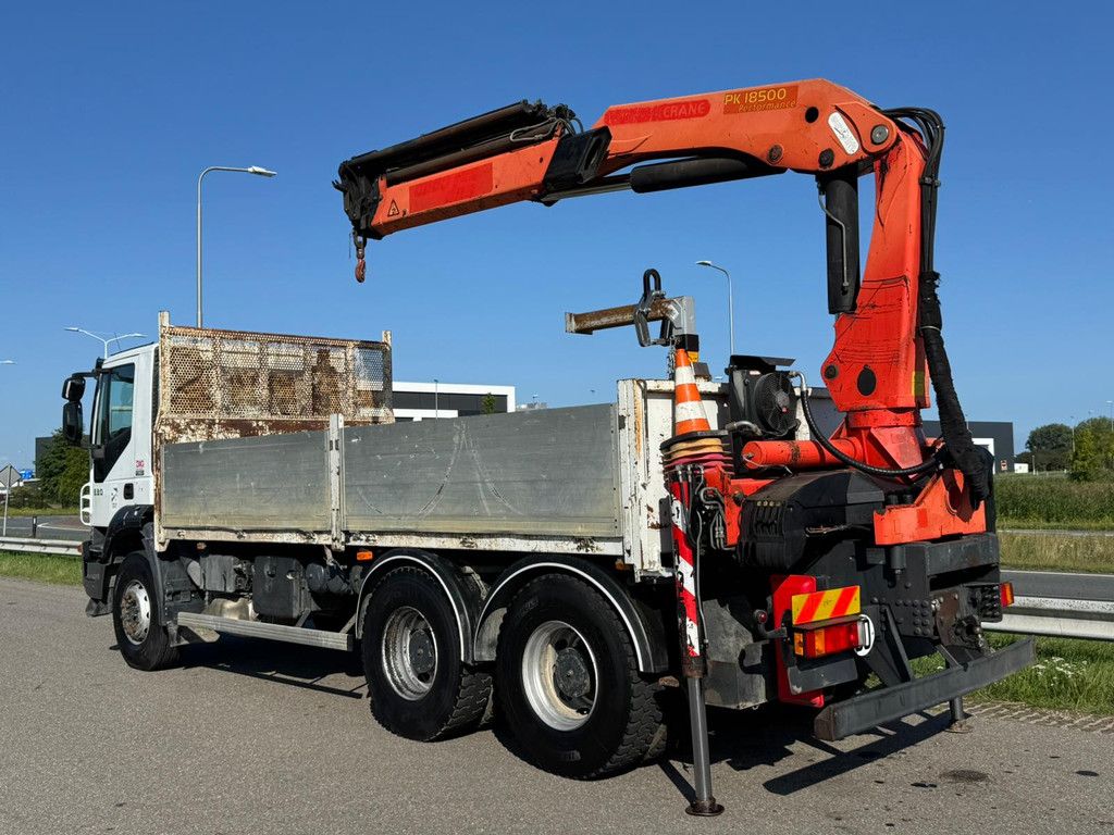 Iveco Trakker 330 6x4 with Palfinger PK 18500 crane