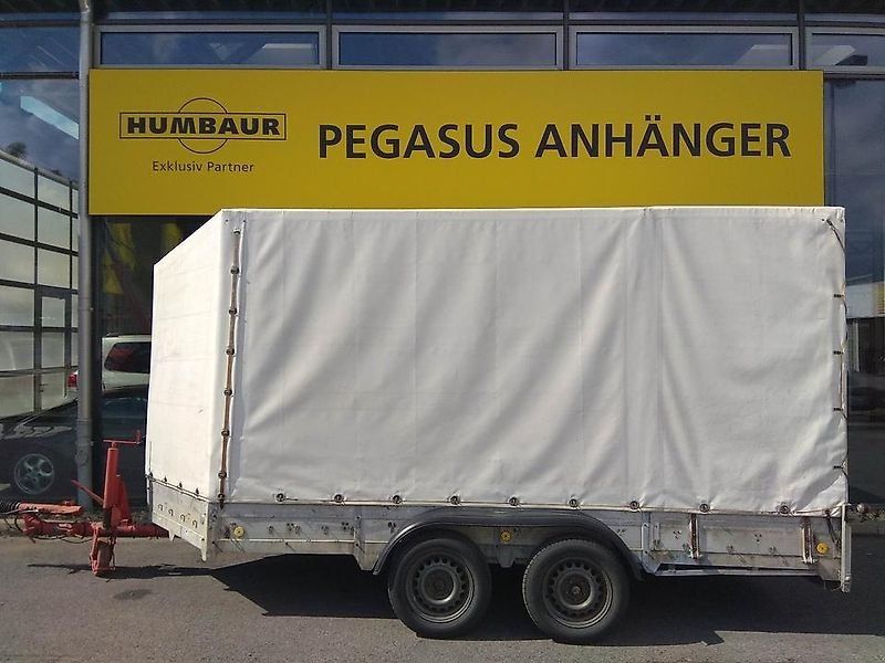 Poppe PKW- Tieflader Plane u. Spriegel 2,5t