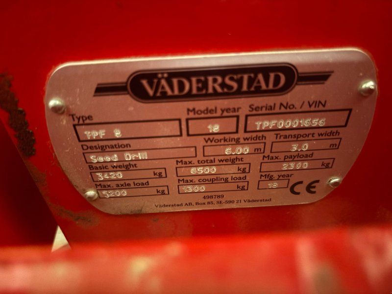 Väderstad Tempo TPF 8