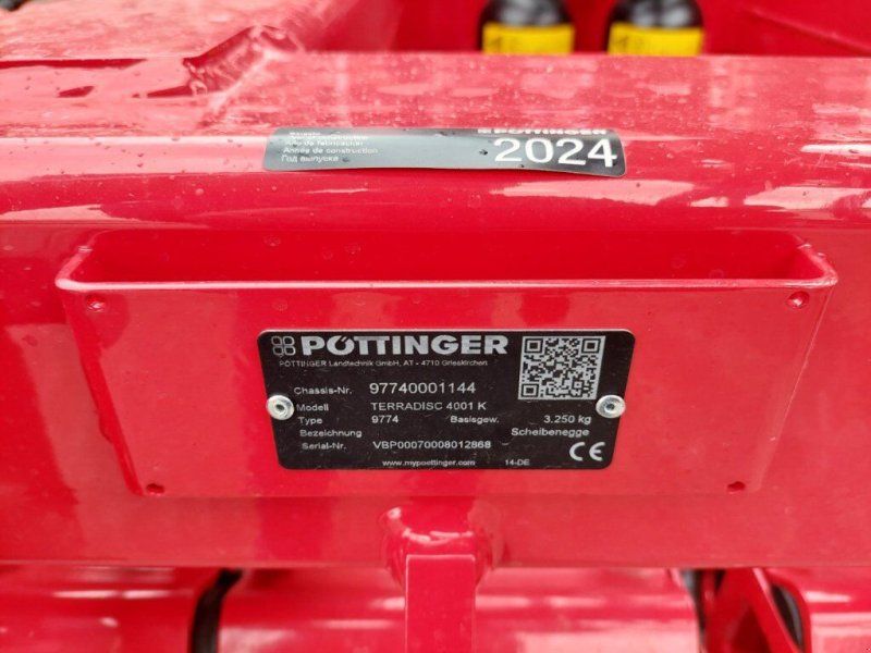 PÖTTINGER TERRADISC Kurzscheibenge 4001 K