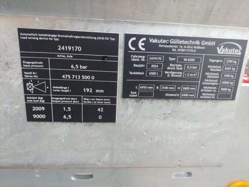 Vakutec VAKUUMFASS VA 6500