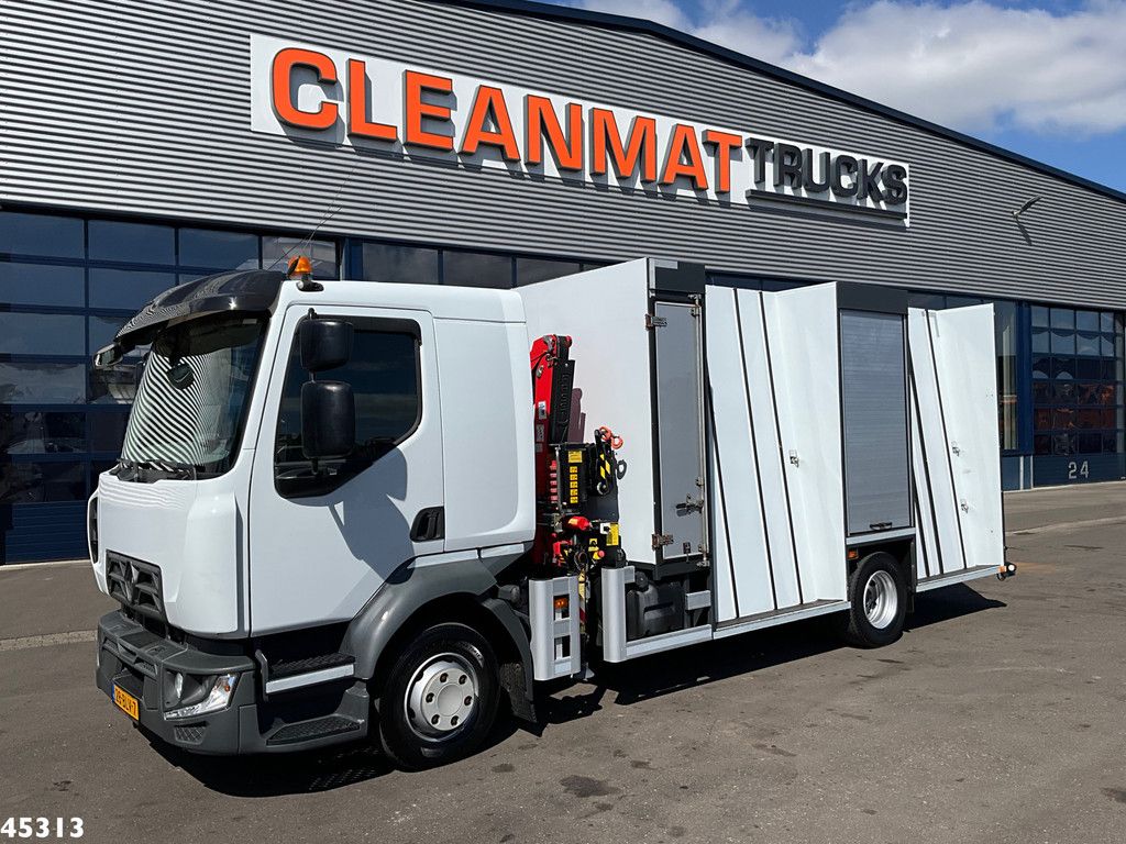 Renault D 220 Euro 6 Fassi 2,3 Tonmeter laadkraan Just 153.536 km!