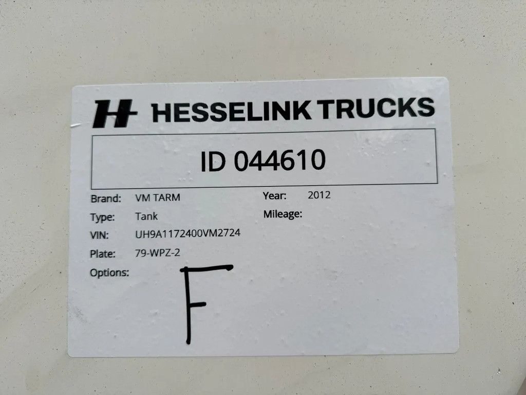 Magyar VM Tarm 19.000L RVS/INOX Melk/Milk/Milch Food 4 Rooms Liftas Nieuwe APK tot 23-7-2026