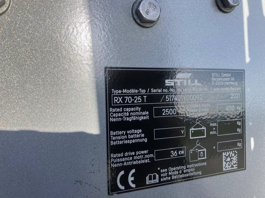 Forklift Still RX 70-25 T LPG 2500kg 2021
