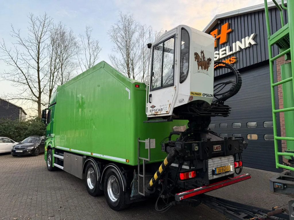 Mercedes-Benz Actros 2948 6X4 Knijpercombinatie Palfinger Epsilon