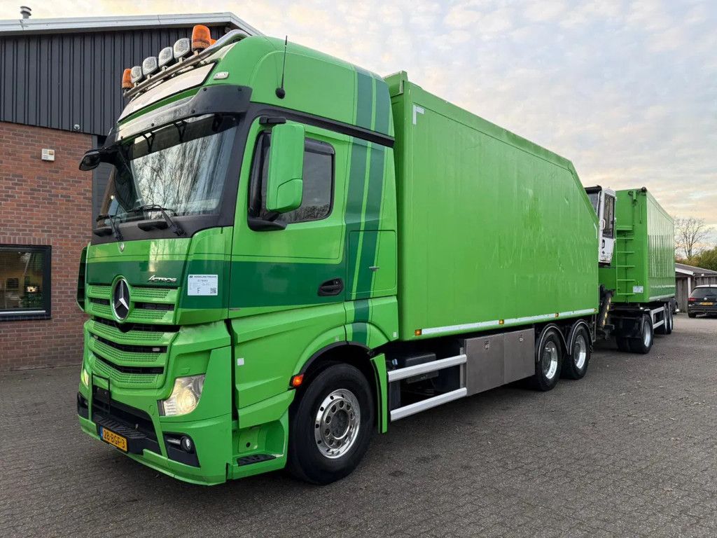 Mercedes-Benz Actros 2948 6X4 Knijpercombinatie Palfinger Epsilon