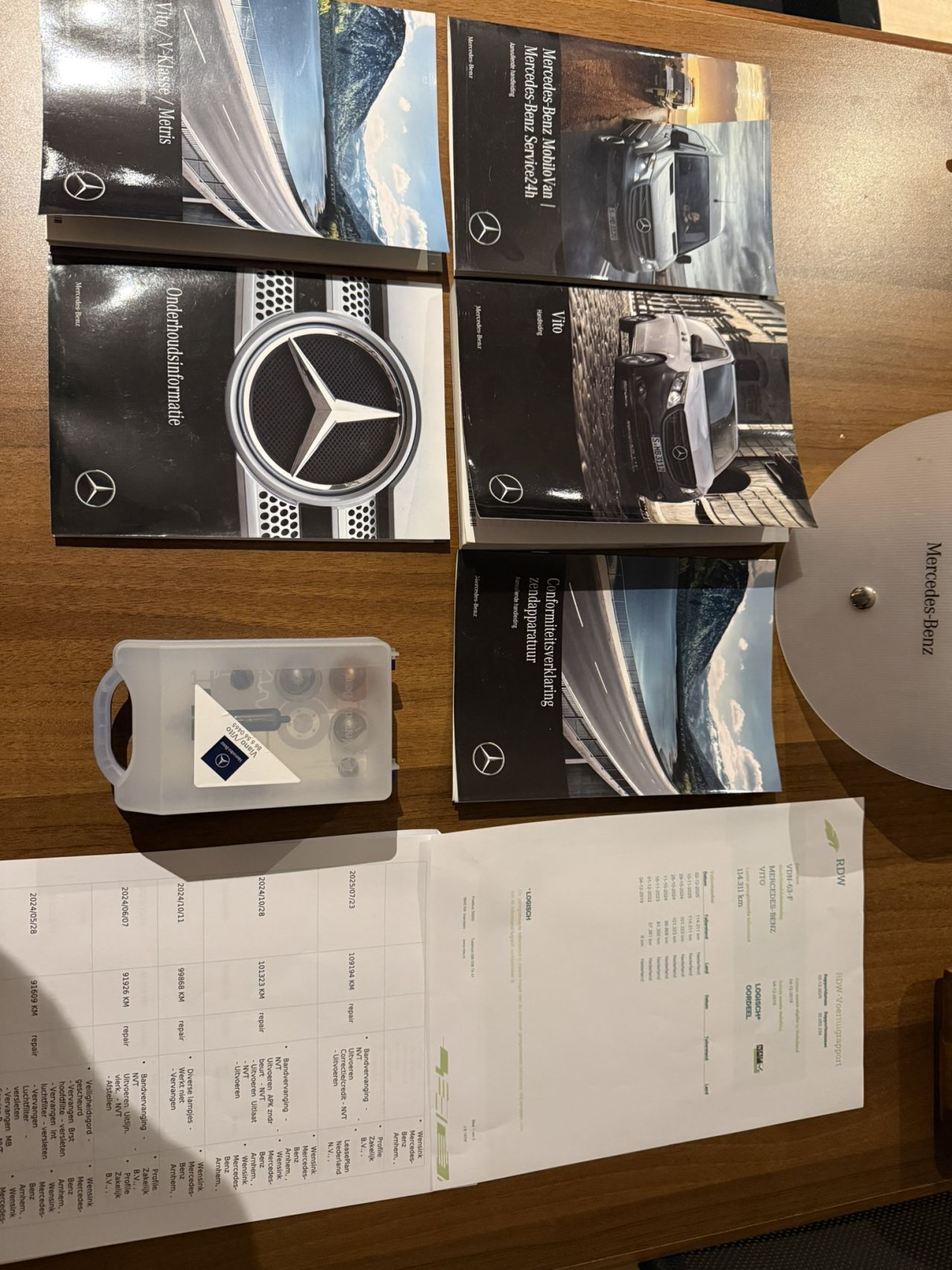 Mercedes Vito 114 cdi XXL trekhaak blikvanger