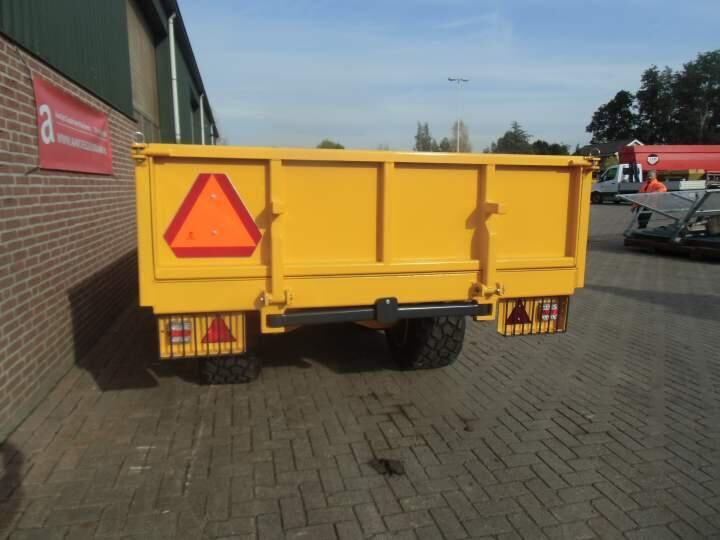 Tandemas bakkenwagen flatbed trailer
