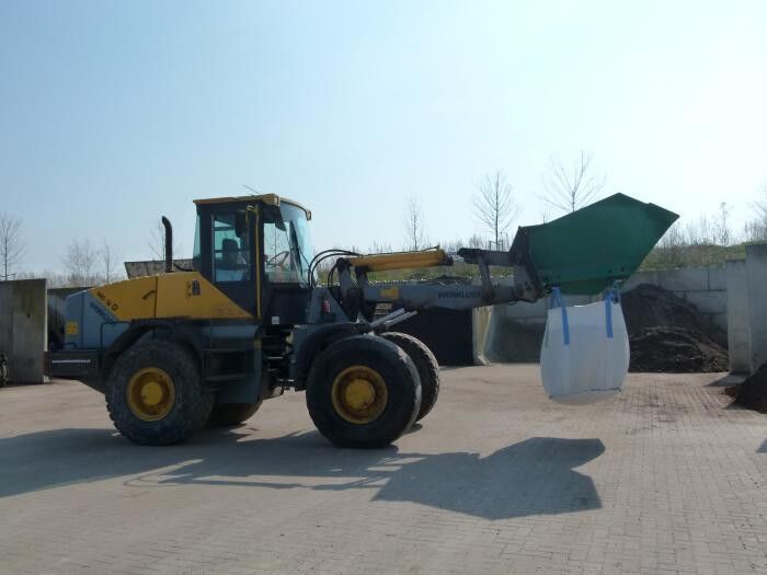 Bigbag vuller bottom opening container