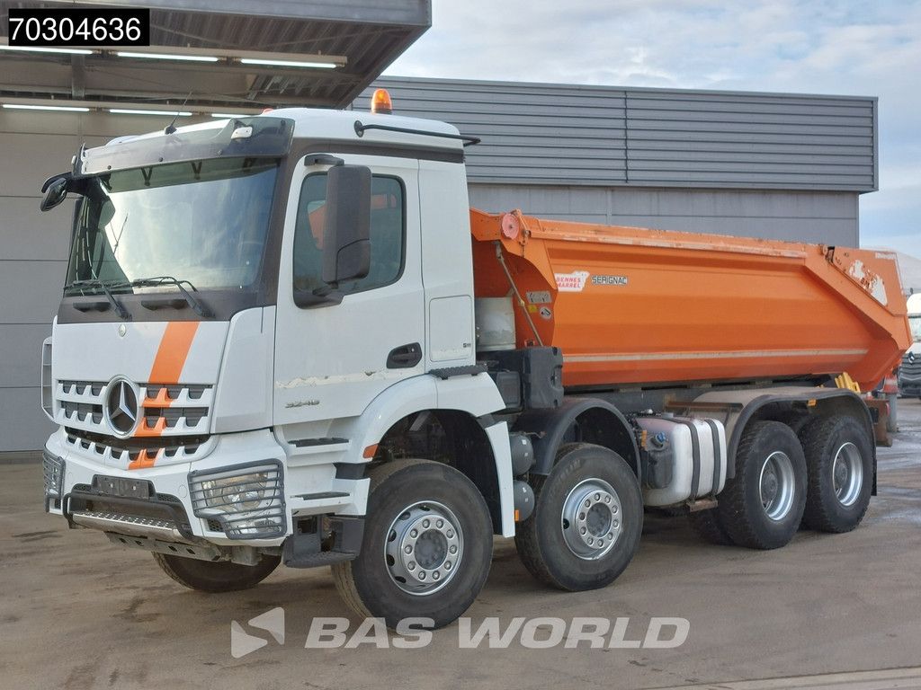 Mercedes Arocs 3246 8X4 15m3 tipper Steelsuspension Big-Axle Automatic Euro 6