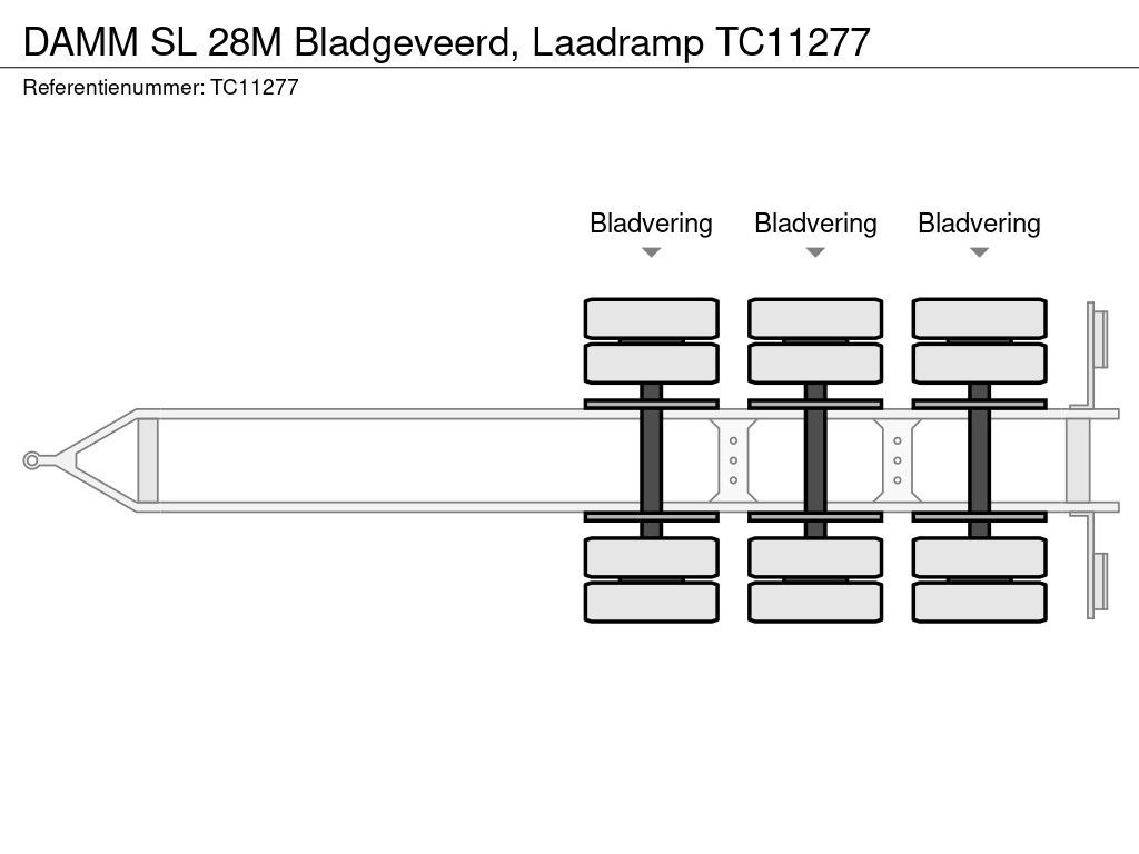 DAMM SL 28M Blattfeder, Laderampe TC11277