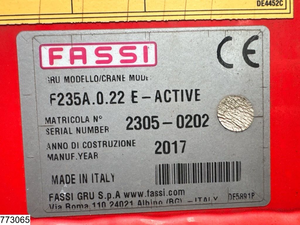 MAN TGS 35 360 8x2, EURO 6, Fassi, Remote