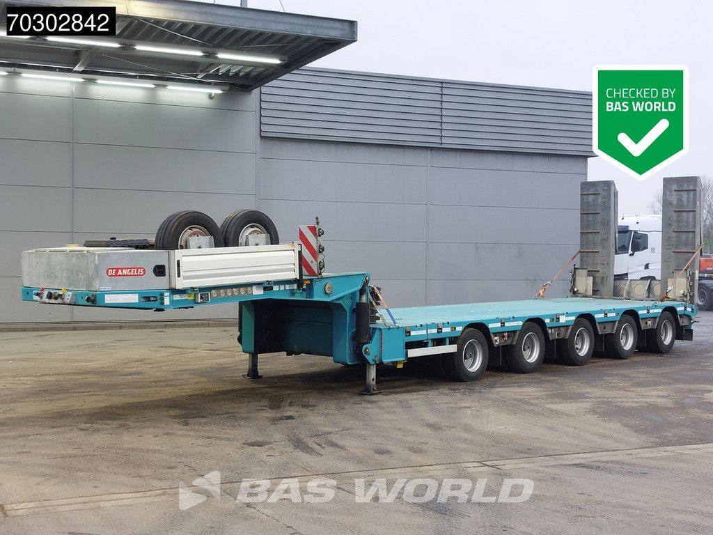 De Angelis D4S005 Extendable650cm 5xSteeringaxle Hydraulic Neck Ramps